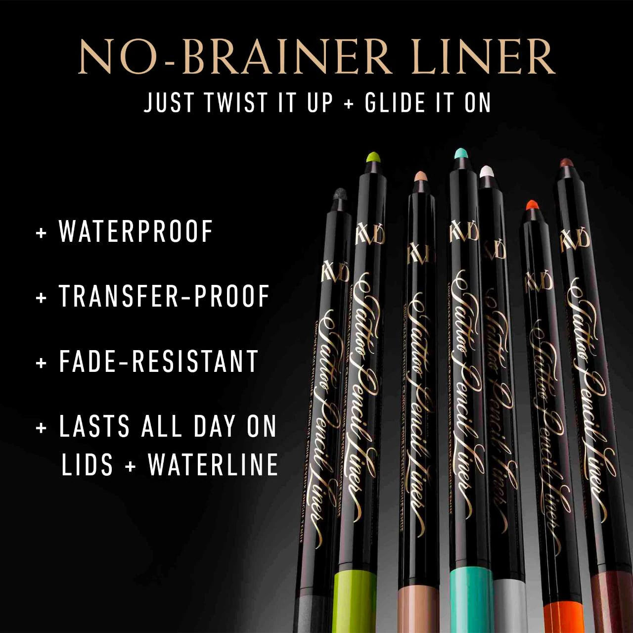 Tattoo Pencil Liner Waterproof Long-Wear Gel Eyeliner - Venus Cult