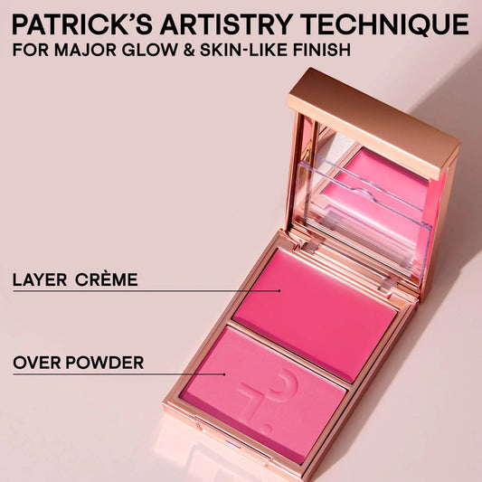 Major Headlines Double-Take Crème & Powder Blush Duo - Venus Cult