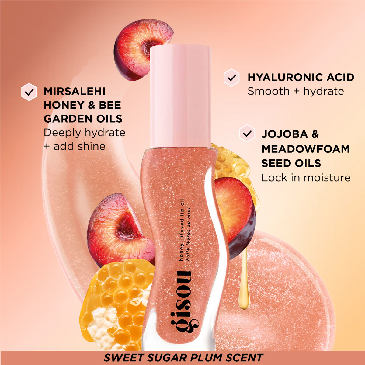 Honey Infused Hydrating Lip Oil - Venus Cult
