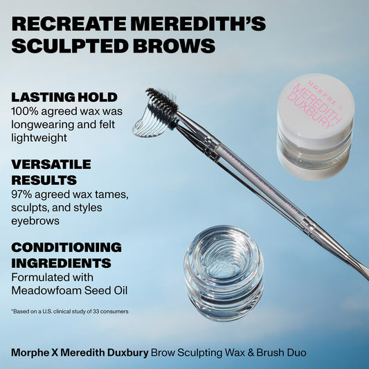 Morphe X Meredith Duxbury Brow Sculpt and Brush Duo - Venus Cult