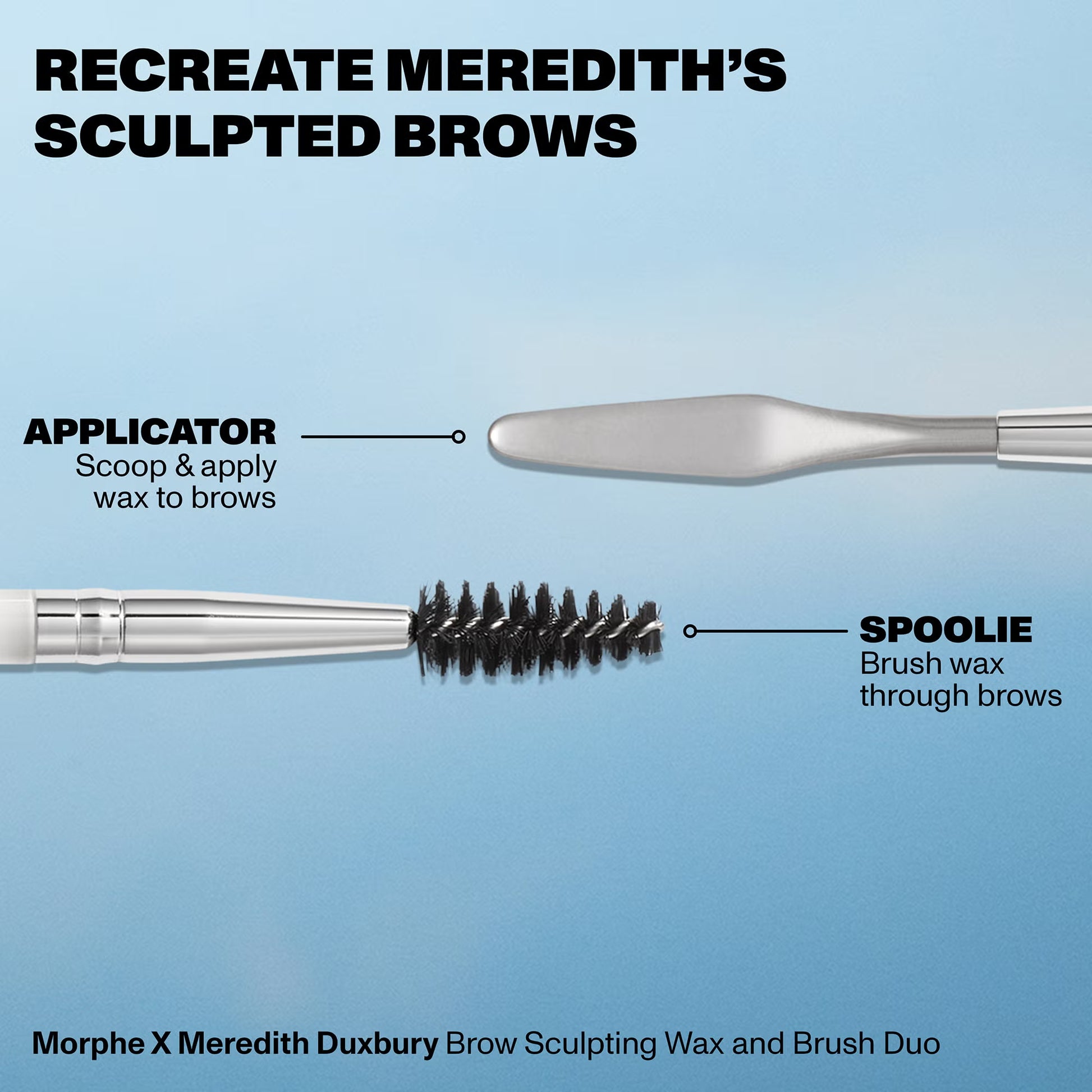 Morphe X Meredith Duxbury Brow Sculpt and Brush Duo - Venus Cult