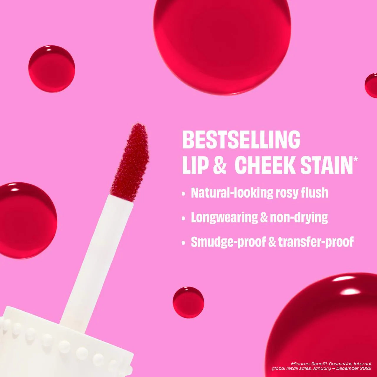 Benetint Liquid Lip + Cheek Blush Stain - Venus Cult