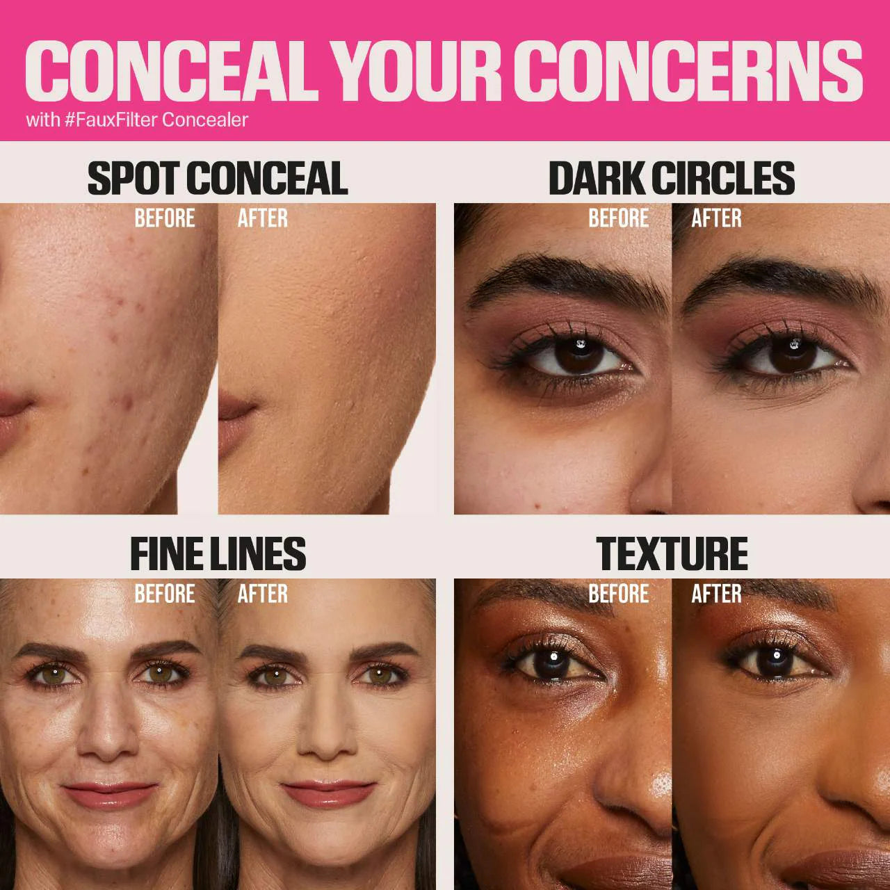 #FauxFilter Matte Buildable Coverage Waterproof Concealer - Venus Cult