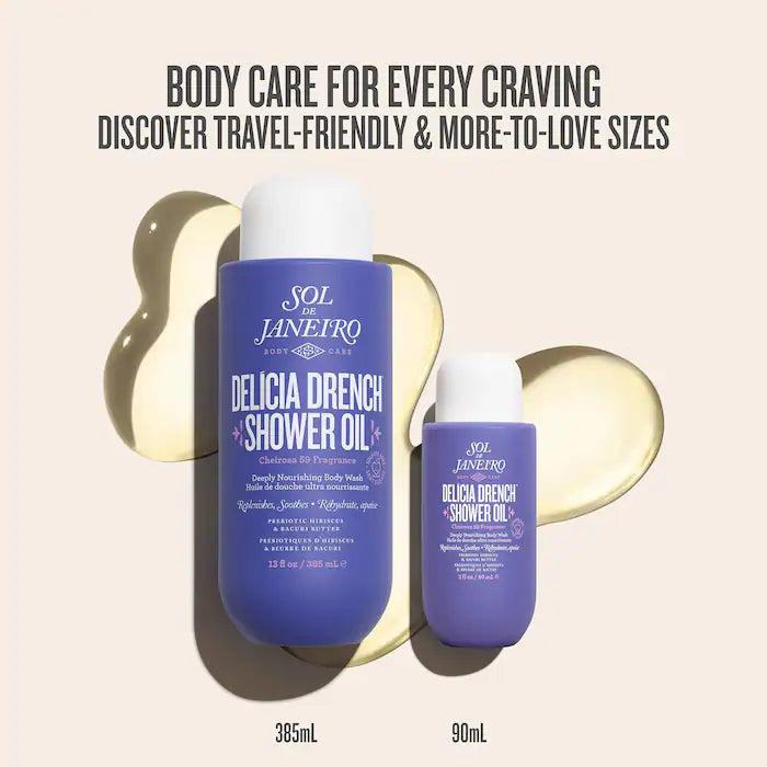 Delícia Drench™ Moisturizing Shower Oil for Dry Skin - Venus Cult