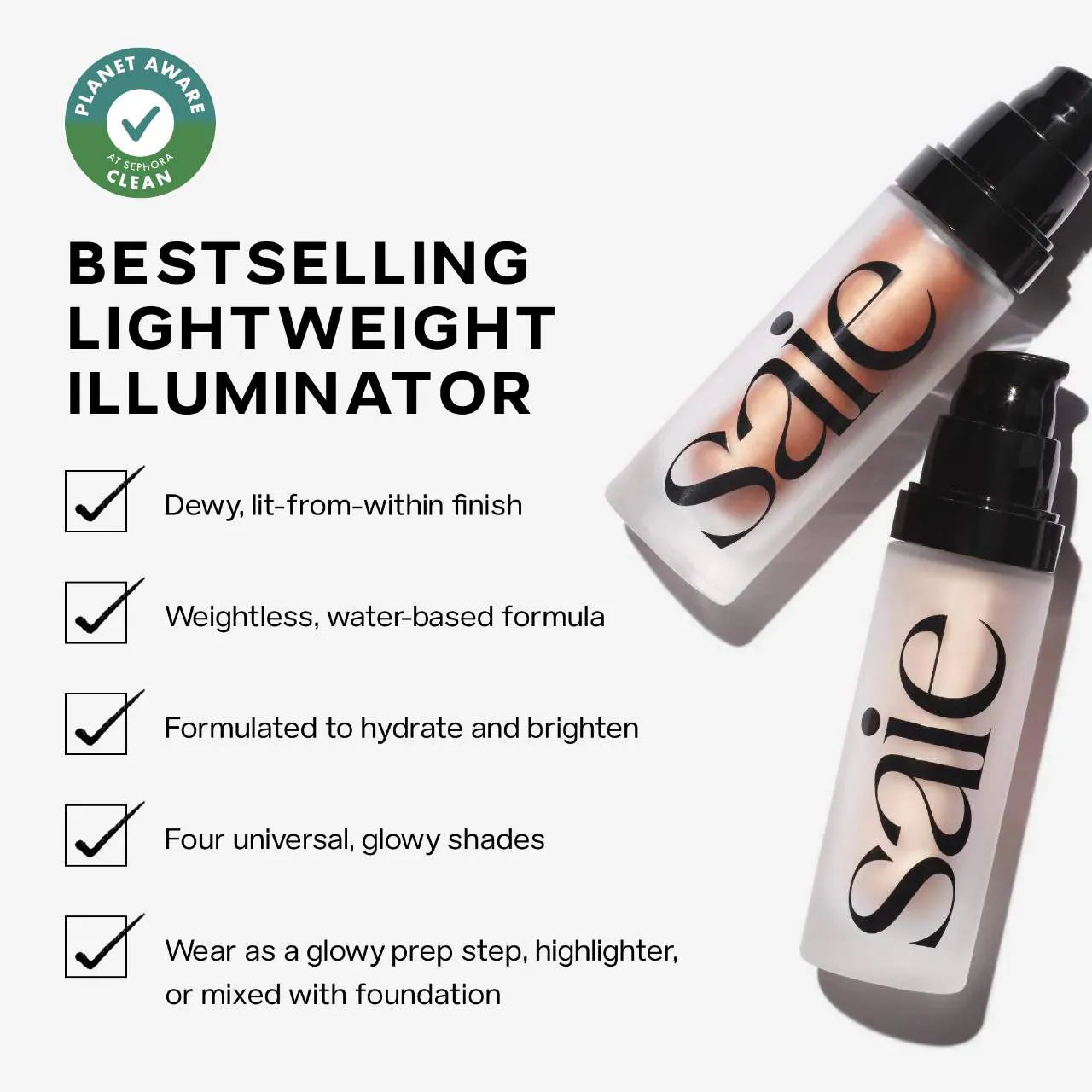 Glowy Super Gel Lightweight Dewy Multipurpose Illuminator Travel Size - Venus Cult