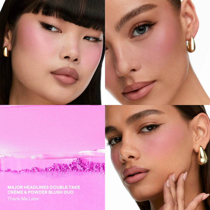 Major Headlines Double-Take Crème & Powder Blush Duo