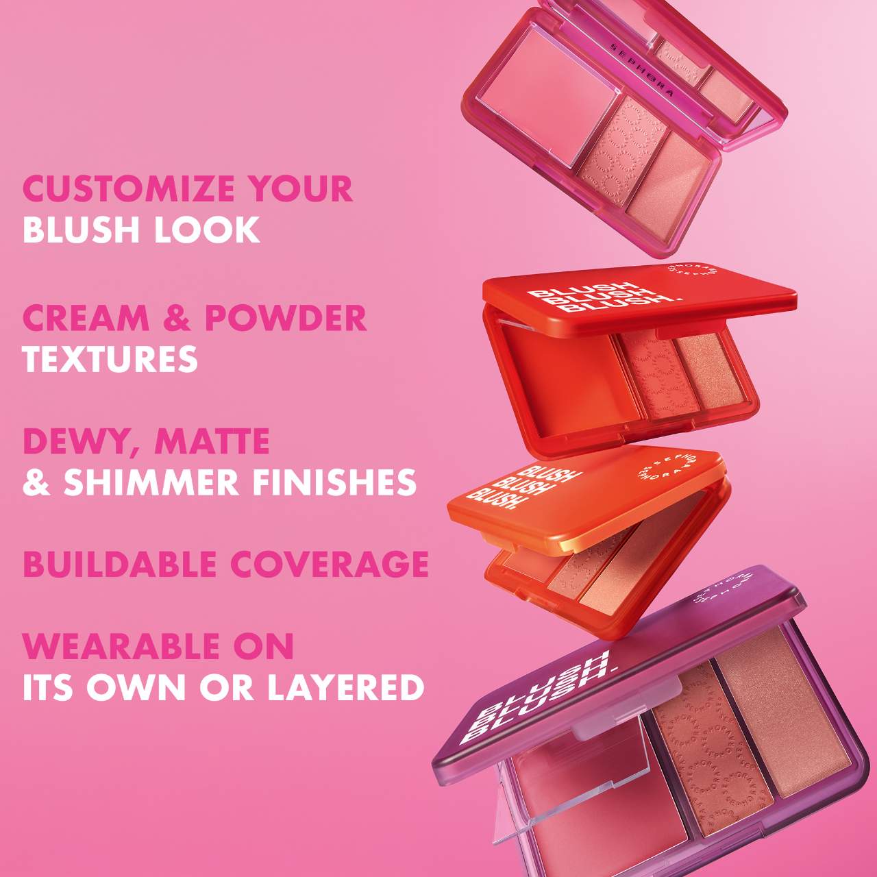 Blush Blush Blush. Cream & Powder Palette - Venus Cult