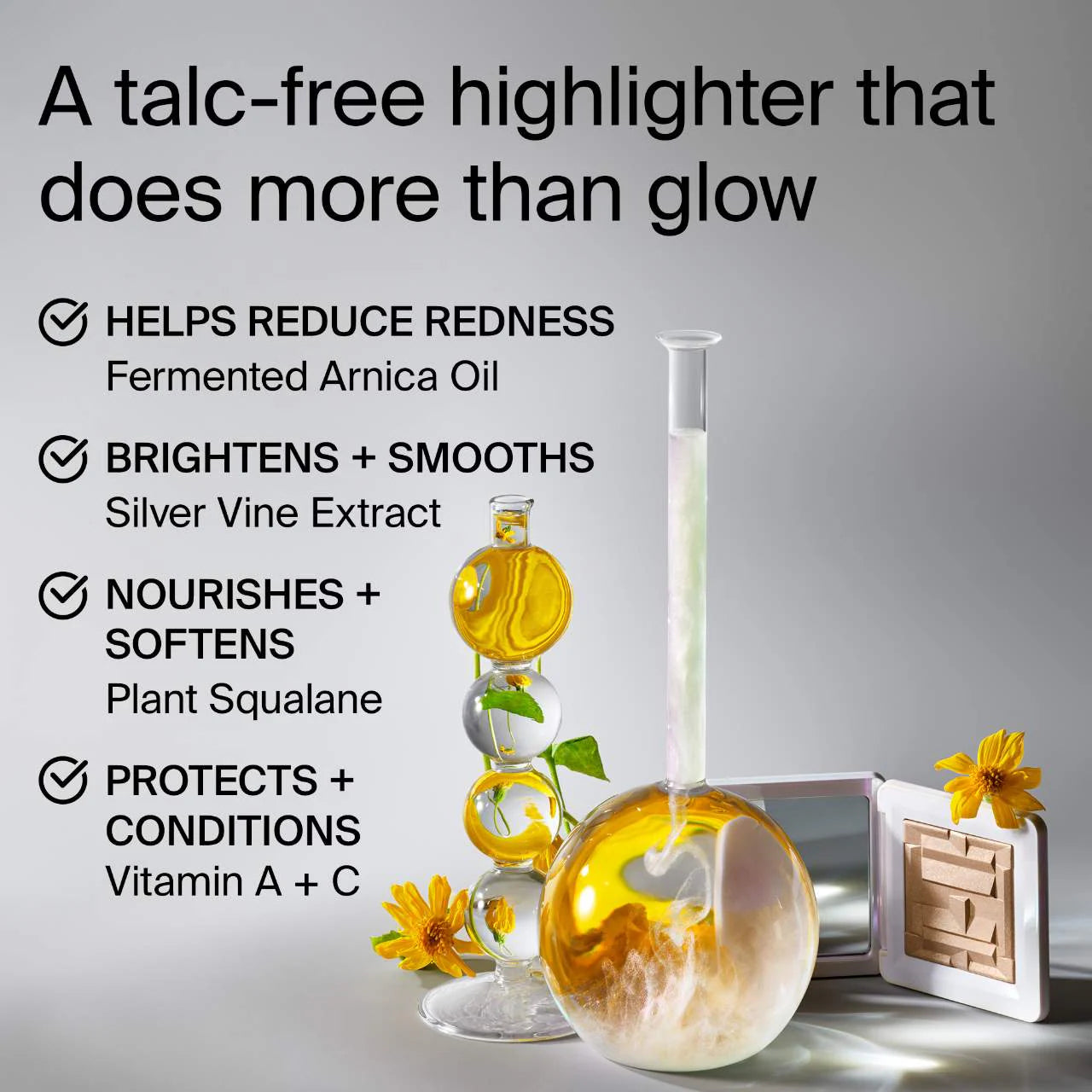Bio-Radiant Gel-Powder Illuminating Highlighter with Fermented Arnica - Venus Cult