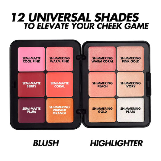HD Skin Blush & Glow Longwear Cream Face Palette - Venus Cult