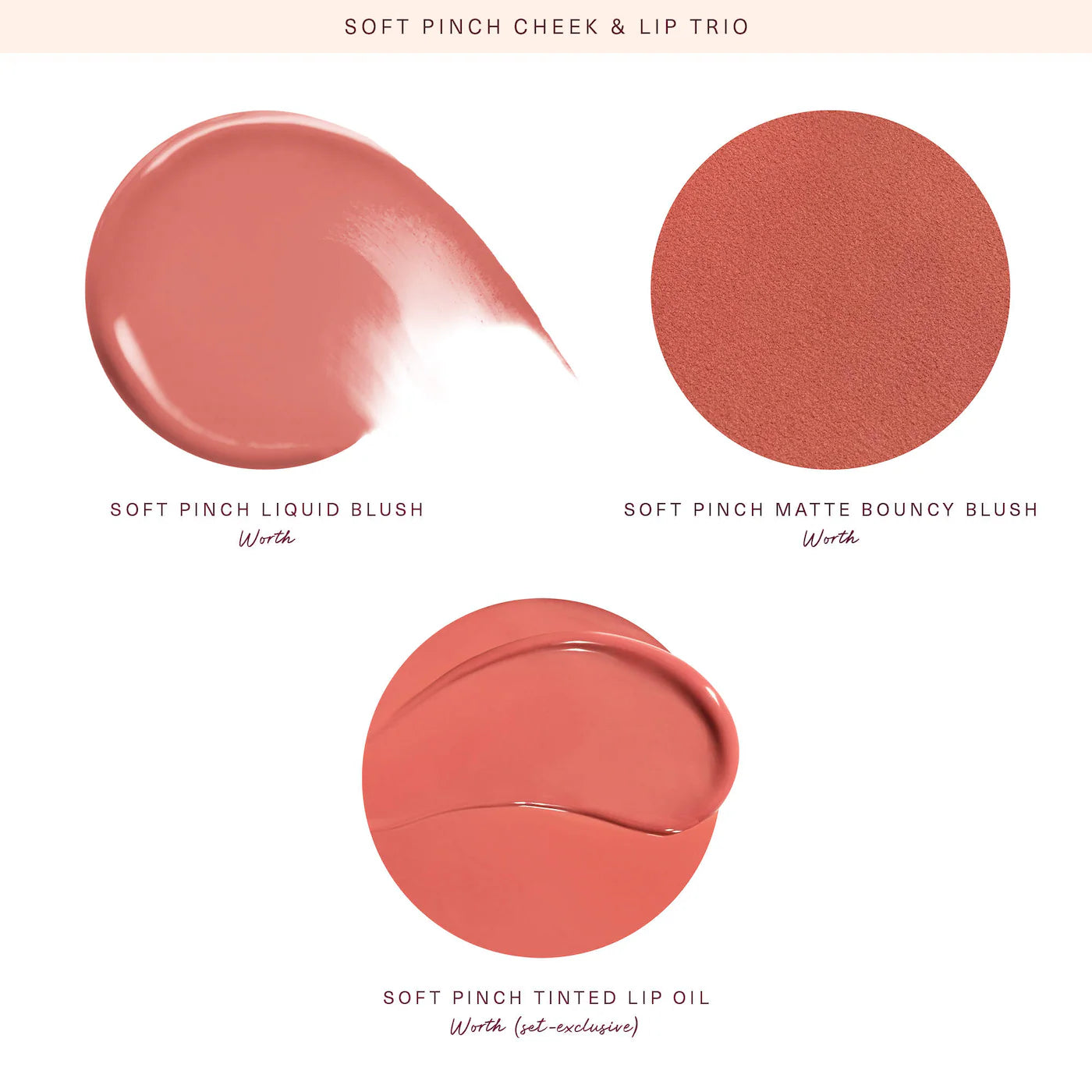 Soft Pinch Cheek & Lip Trio Makeup Gift Set - Venus Cult
