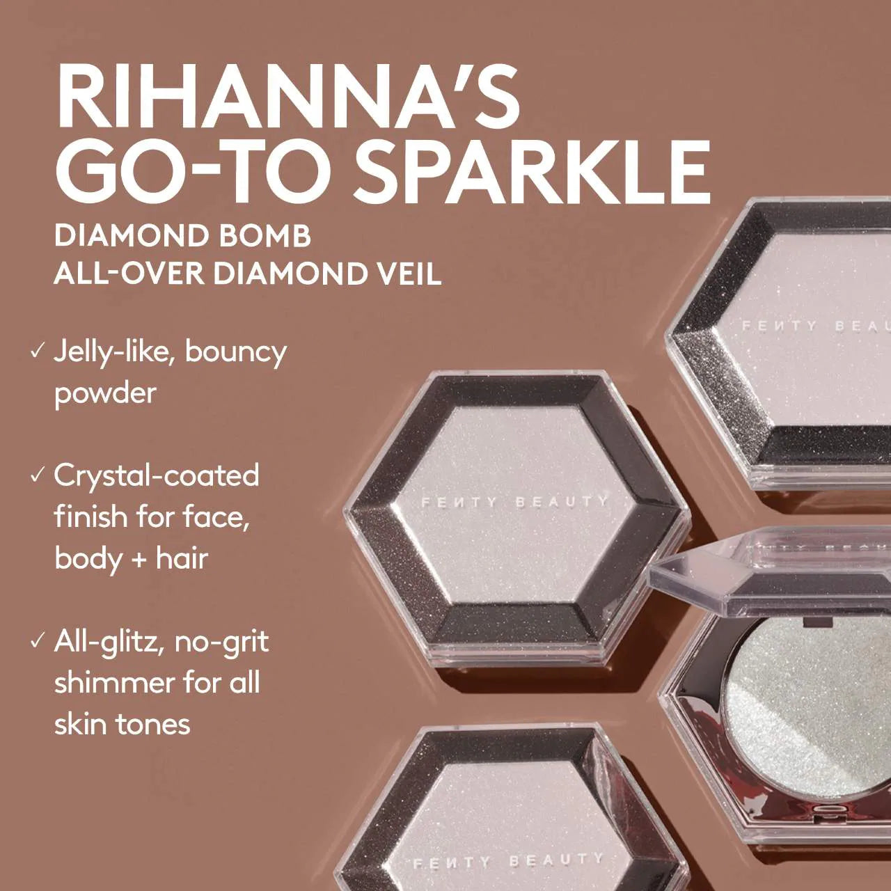 Diamond Bomb All-Over Diamond Veil - Venus Cult