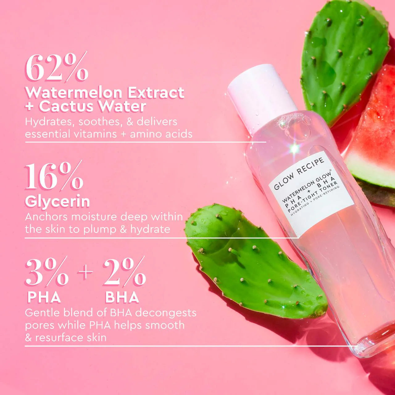 Watermelon Glow PHA + BHA Pore-Tight Toner Travel Size - Venus Cult